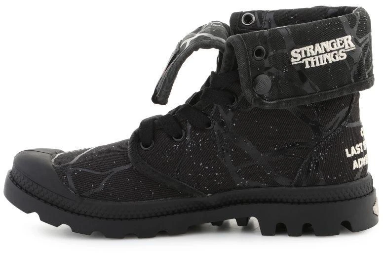 Palladium Stranger Things Laisvos Hopper Kelnės Moteriškos 94625-008-M Juodos