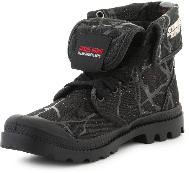 Palladium Stranger Things Laisvos Hopper Kelnės Moteriškos 94625-008-M Juodos