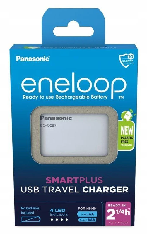 Ausinės PANASONIC BQ-CC87USB Powerbank įkroviklis