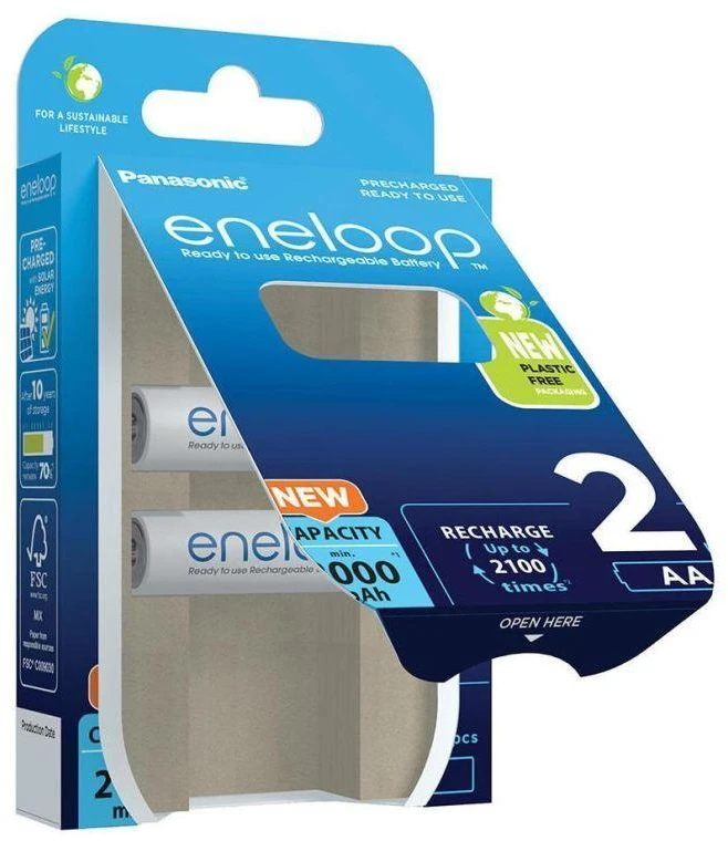 PANASONIC ENELOOP AA 2000mAh 2 vnt.