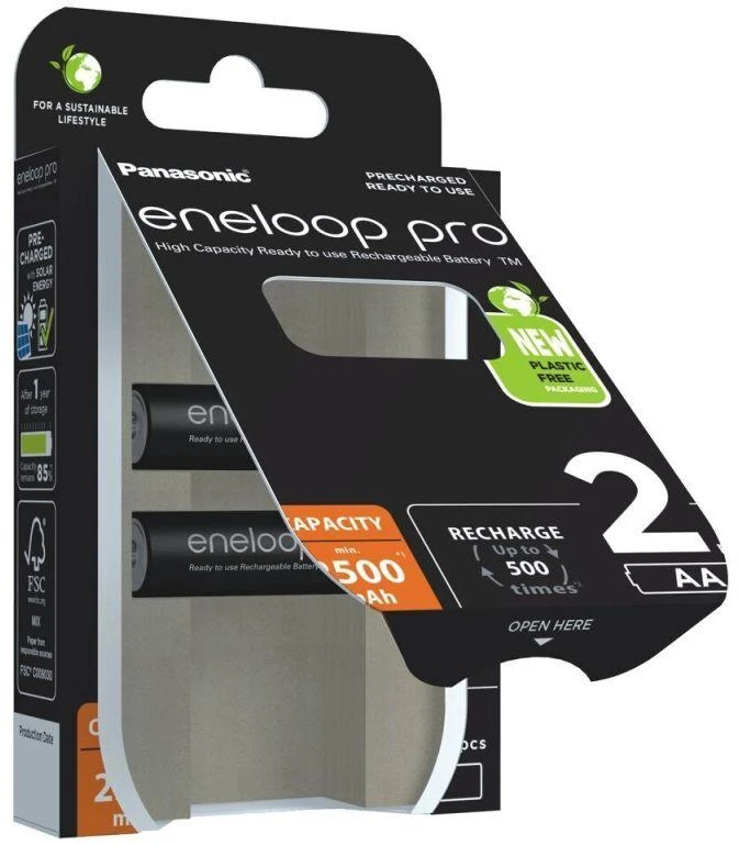 PANASONIC ENELOOP PRO AA 2500mAh 2 vnt.