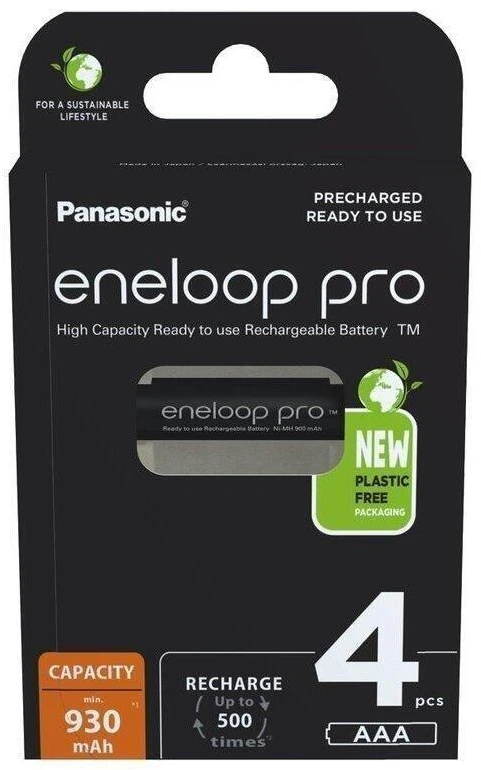 PANASONIC ENELOOP PRO AAA 930mAh 4 vnt.