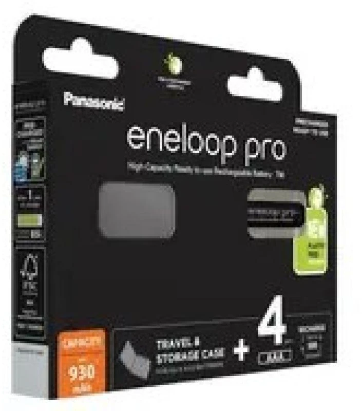 PANASONIC ENELOOP PRO AAA 930mAh 4 vnt. + dėžutė