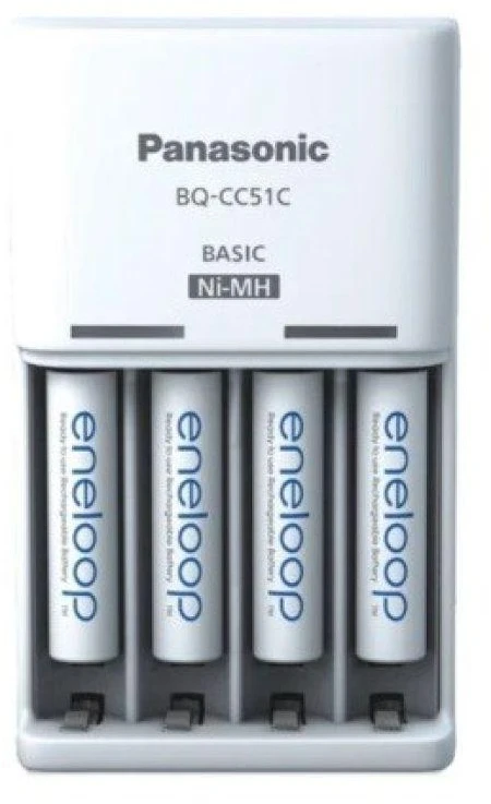 PANASONIC PAGRINDINIS ĮKROVIKLIS + 4 x AAA ENELOOP 800 mAh