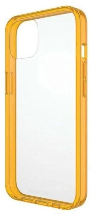 Panzer Glass PanzerGlass Clearantibacterial Military Grade certificate Apple iPhone 13 / 14 / 15 - dėklas telefonui skaidrus ir geltonos spalvos