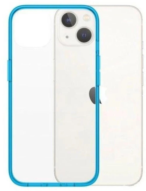 Panzer Glass PanzerGlass Clearantibacterial Military Grade certificate Apple iPhone 13 / 14 / 15 - dėklas telefonui skaidrus ir mėlynos spalvos