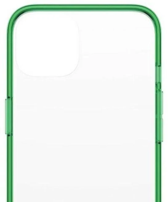 Panzer Glass PanzerGlass Clearantibacterial Military Grade certificate Apple iPhone 13 / 14 / 15 - dėklas telefonui skaidrus ir žalios spalvos