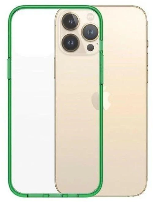 Panzer Glass PanzerGlass ClearAntibacterial Military Grade Certified Apple iPhone 13 Pro Max - dėklas telefonui skaidrus ir žalios spalvos