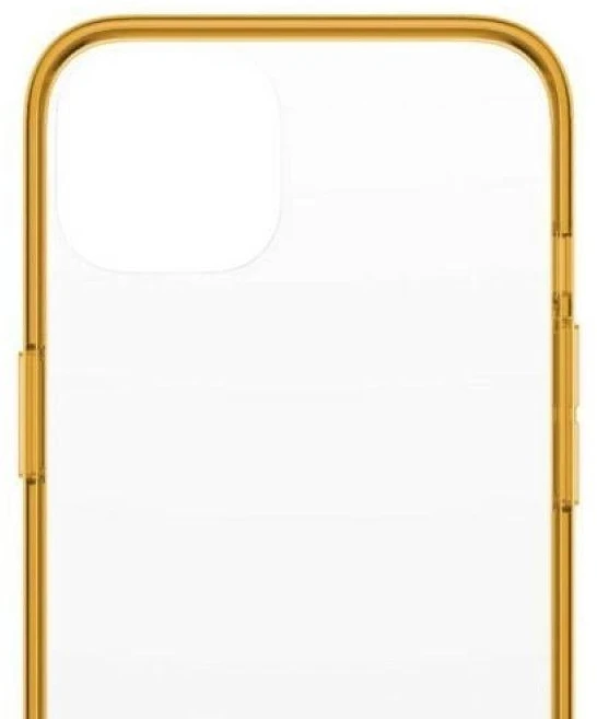 Panzer Glass PanzerGlass Clearantibacterial Military Grade certificate Apple iPhone 13 / 14 / 15 - dėklas telefonui skaidrus ir geltonos spalvos