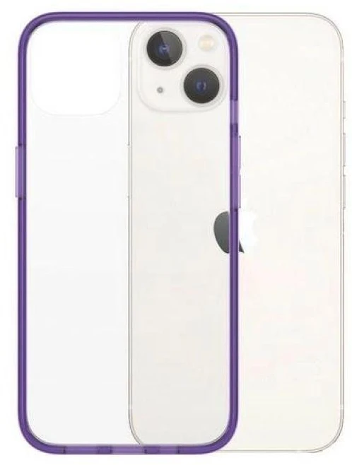 Panzer Glass PanzerGlass Clearantibacterial Military Grade certificate Apple iPhone 13 / 14 / 15 - dėklas telefonui skaidrus ir violetinės spalvos