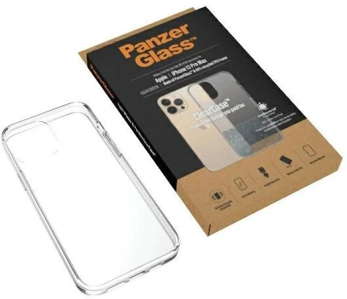 Panzer Glass PANZERGLASS CLEAR DĖKLAS IPHONE 13 PRO MAX ANTIBAKTERINIS KARINIO KLASĖS CLEAR