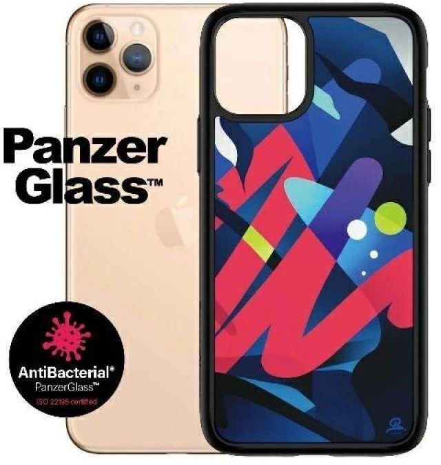 Panzer Glass PanzerGlass ClearCase antibakterinis Mikael B Limited Artist Edition dėklas, skirtas iPhone 11 Pro Max - įvairiaspalvis