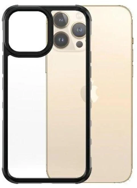 Panzer Glass PANZERGLASS CLEAR CASE IPHONE 13 PRO MAX ANTIBACTERIAL MILITARY GRADE SILVERBULLET Juodas