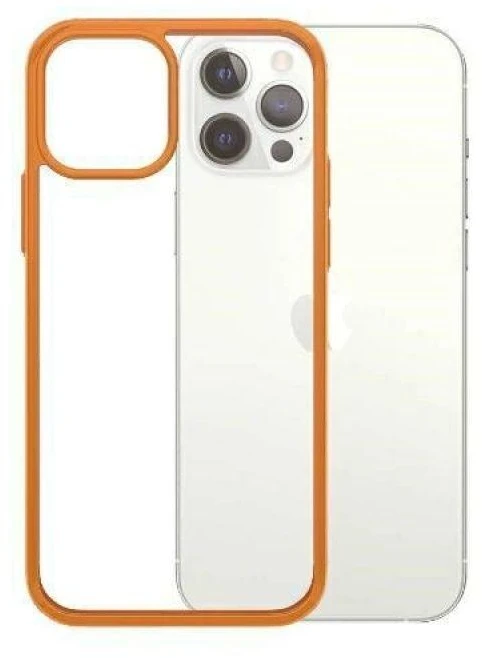 Panzer Glass PANZERGLASS CLEAR CASE IPHONE 12 / 12 PRO ANTIBACTERIAL Oranžinis