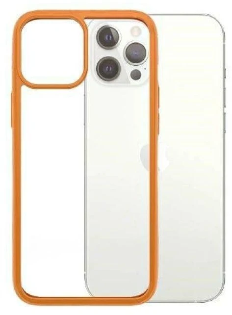 Panzer Glass PANZERGLASS CLEAR CASE IPHONE 12 PRO MAX ANTIBACTERIAL Oranžinis