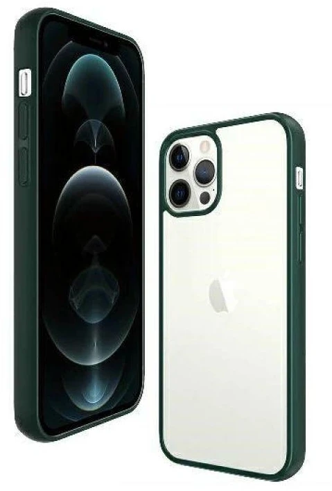 Panzer Glass PanzerGlass Clear Apple iPhone 12 Pro Max - dėklas telefonui skaidrus ir žalios spalvos