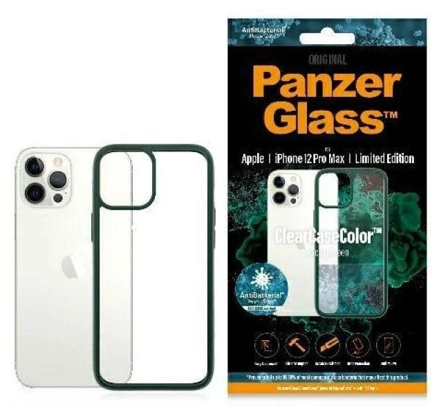 Panzer Glass PanzerGlass Clear Apple iPhone 12 Pro Max - dėklas telefonui skaidrus ir žalios spalvos