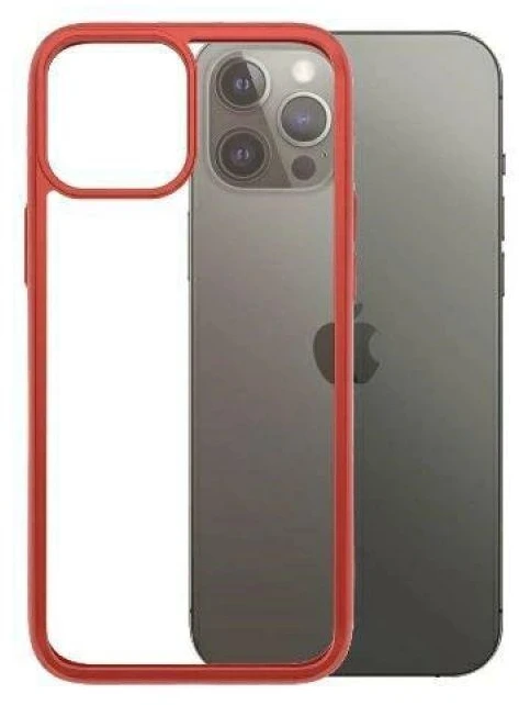 Panzer Glass PanzerGlass Clear Apple iPhone 12 Pro Max - dėklas telefonui skaidrus ir raudonos spalvos