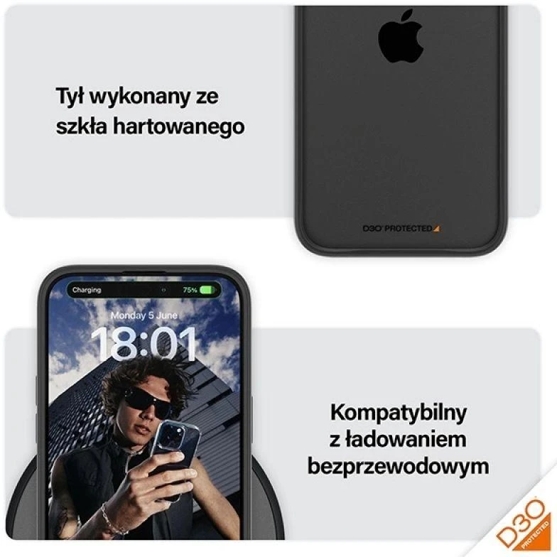 Panzer Glass PanzerGlass™ ClearCase su D3O iPhone 15 Pro Max