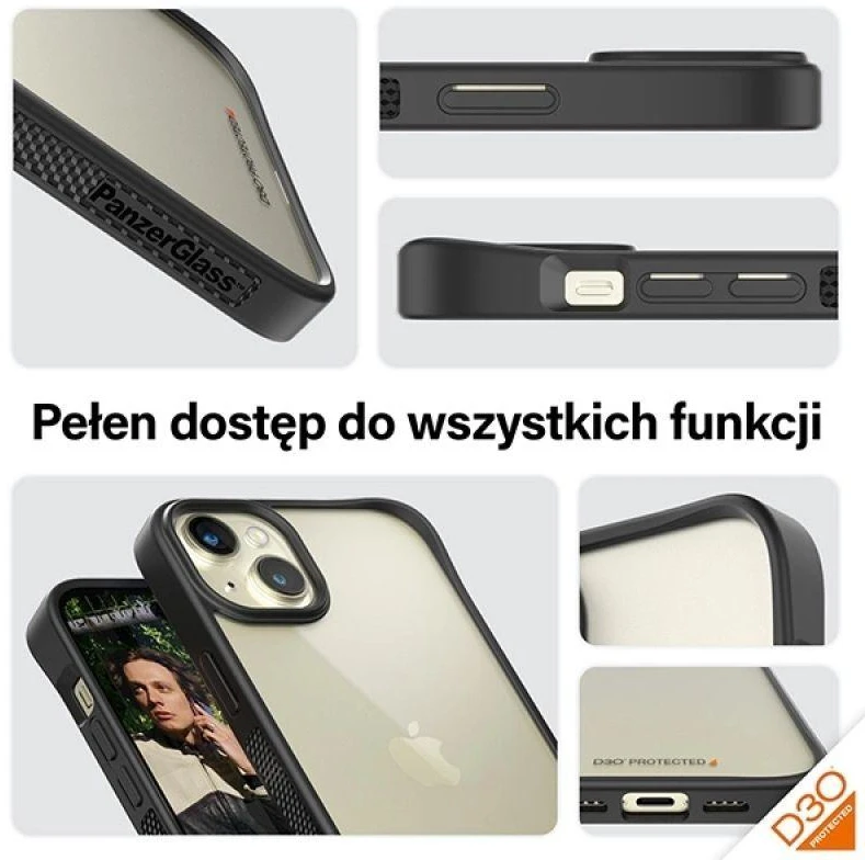 Panzer Glass PanzerGlass™ ClearCase su D3O iPhone 15 Plus