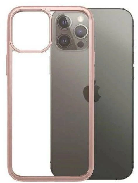 Panzer Glass PanzerGlass Clear Apple iPhone 12 Pro Max - dėklas telefonui skaidrus ir rožinės spalvos