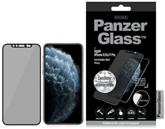 Panzer Glass PanzerGlass E2E Super+ Apsauginis stiklas Apple iPhone X/XS/11 Pro - Juodas
