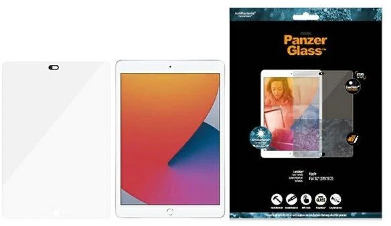 Panzer Glass PanzerGlass | Ekrano apsauga su CamSlider | iPad (19/20/21)CF | Skaidrus