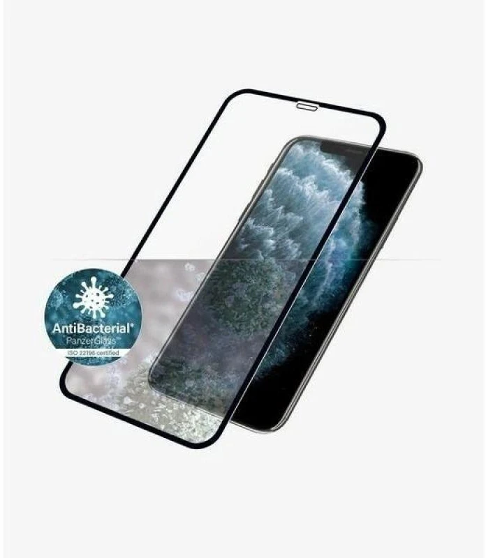 Panzer Glass Ekrano apsauginė plėvelė PREMIUM TEMPERED stiklas 3D pilnas dangtelis skirtas iPhone 11 Pro Casefriendly (Juodas)
