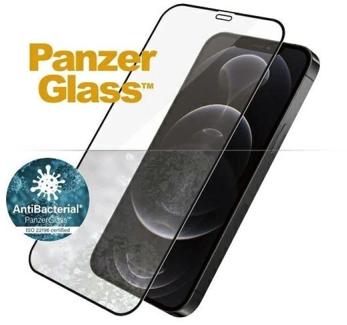 Panzer Glass PanzerGlass | Apple | Skirta iPhone 12/12 Pro | Stiklas | Juodas | 100% prisilietimas; Danga netoksiška | Tinkamas atvejams