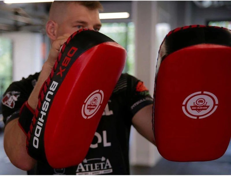 BUSHIDO PAO treniruočių skydas iš natūralios odos