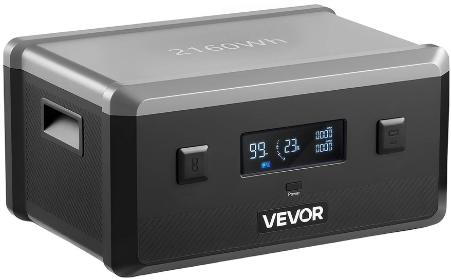 VEVOR Papildoma nešiojama elektrinė baterija, 2160Wh