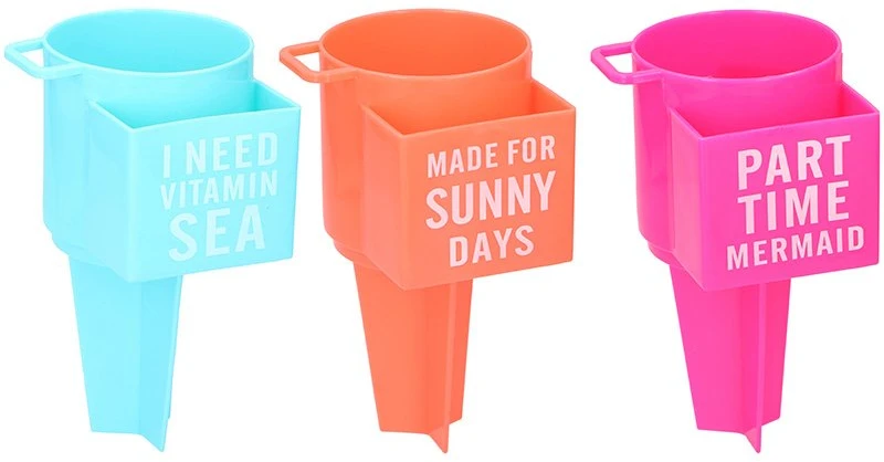 Cuisine Elegance - beach holder for drinks stand HIT! (oranžinis)