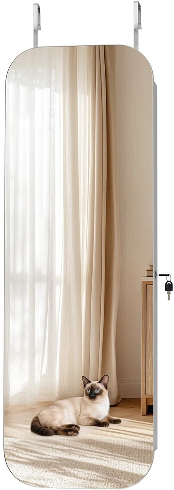 VEVOR Papuošalų spintelė su veidrodžiu, 1080 mm