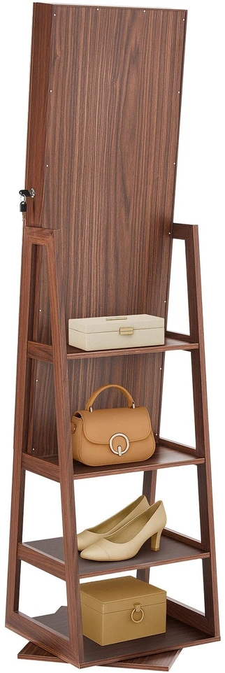 VEVOR Pasukamas papuošalų kabinetas su veidrodžiu