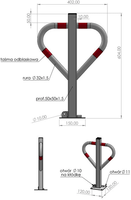 Yato PARKAVIMO BLOKATORIUS (YT-55741)