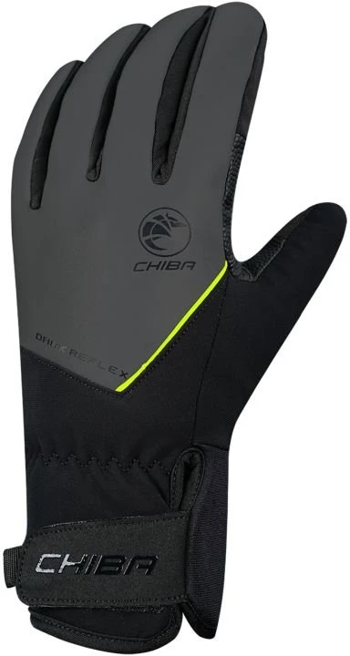 Pašiltintos pirštinės Chiba Roadmaster Reflex, juodos