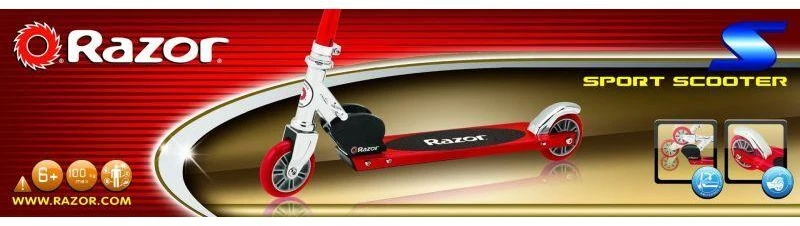 Razor S paspirtukas Raudonas