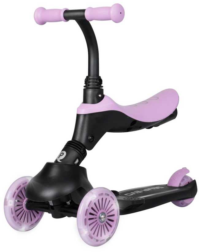 MILLY MALLY 6313 Qplay Sema Evo 3in1 violetinis paspirtukas