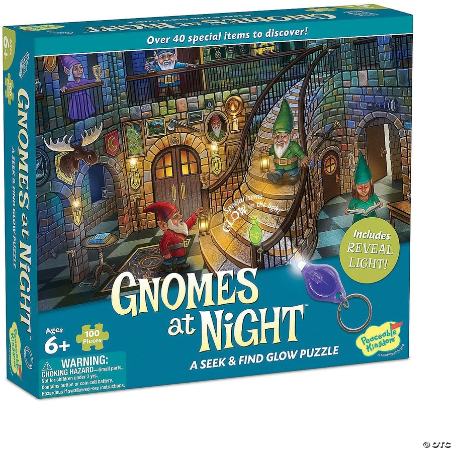 Pastabumo dėlionė „Gnomes at night“