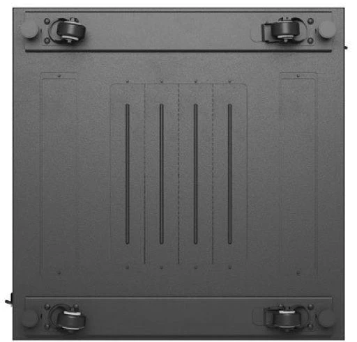 Lanberg grindų spintelė 19" 15U 600x600 juoda perforuotos durys