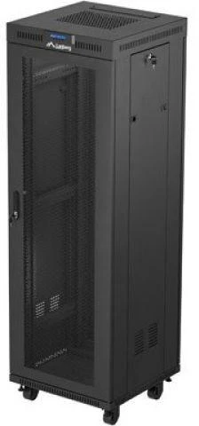 LANBERG Rack spintelė 19 laisvai stovinti 37U 600x600 plokščia pakuotė su tinklelio durelėmis LCD juodas