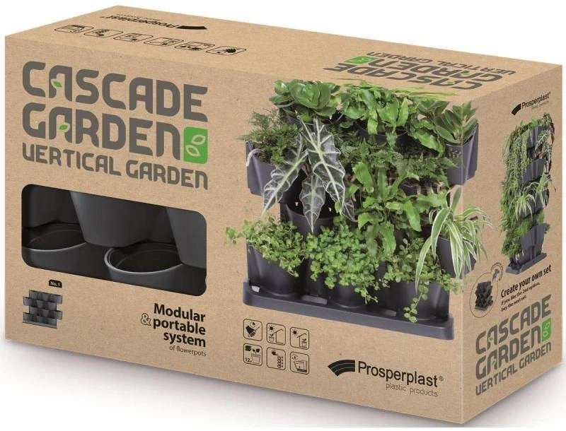 Vertikalūs sodo vazonai Prosperplast Cascade Garden IO2W600S-S433 55cm