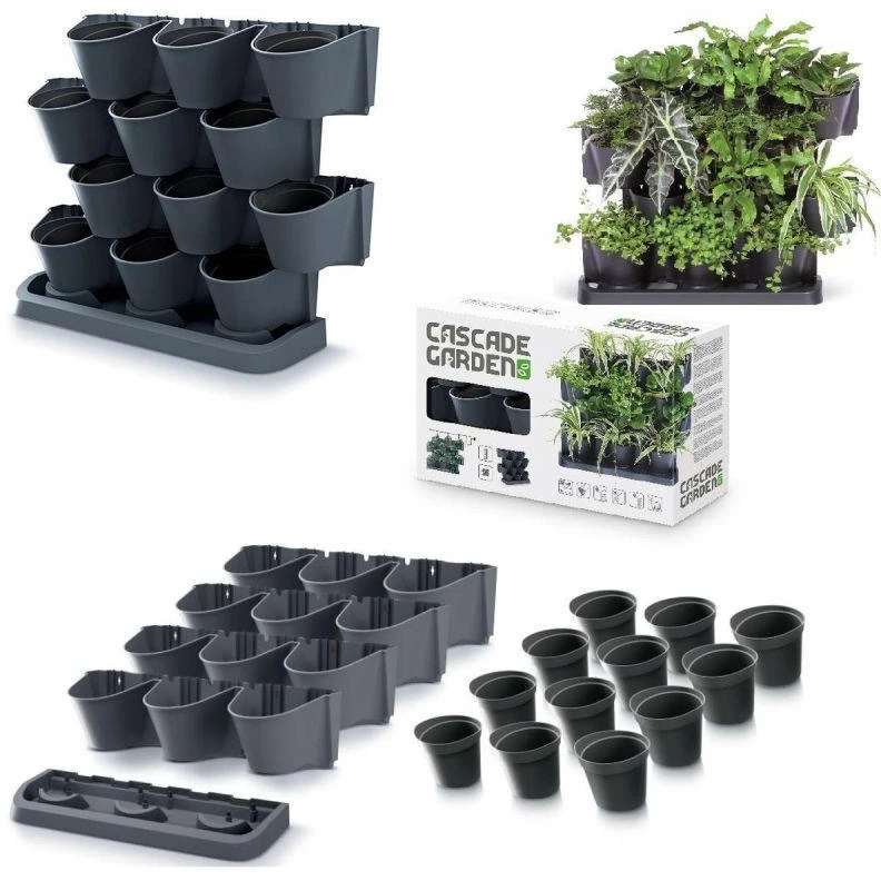 Vertikalūs sodo vazonai Prosperplast Cascade Garden IO2W600S-S433 55cm