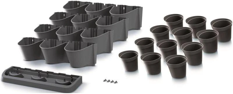 Vertikalūs sodo vazonai Prosperplast Cascade Garden IO2W600S-S433 55cm