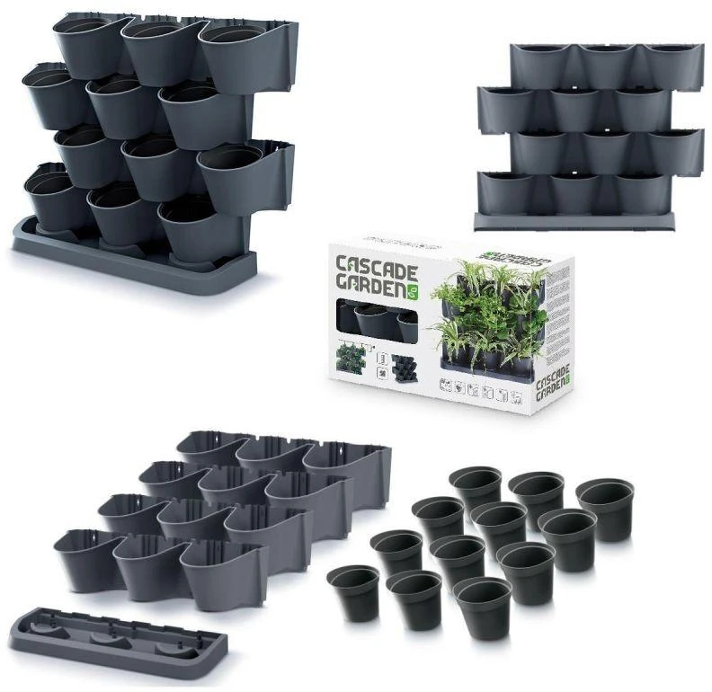 Vertikalūs sodo vazonai Prosperplast Cascade Garden IO2W600S-S433 55cm