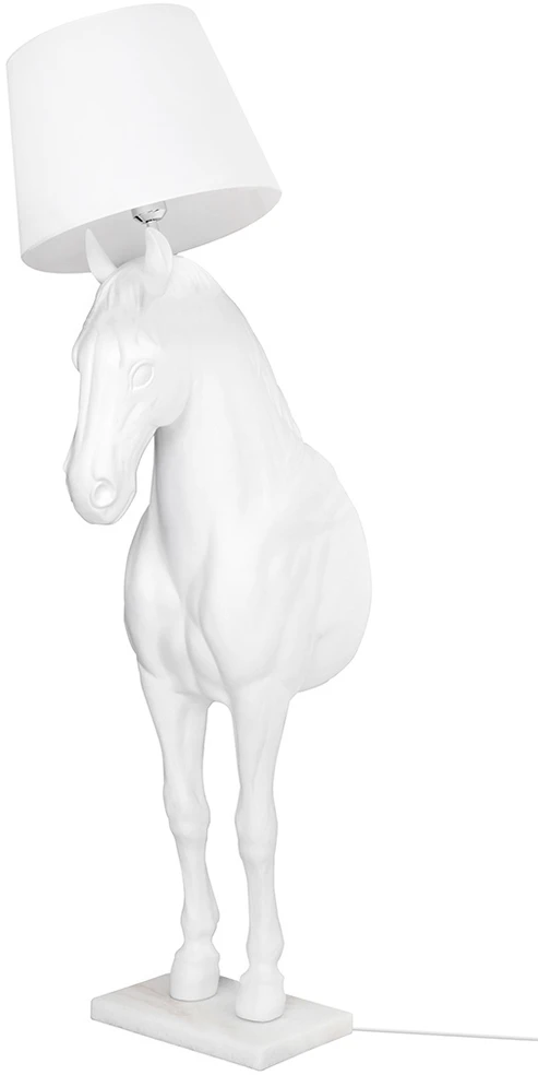 Pastatomas šviestuvas HORSE STAND M, E27, baltas