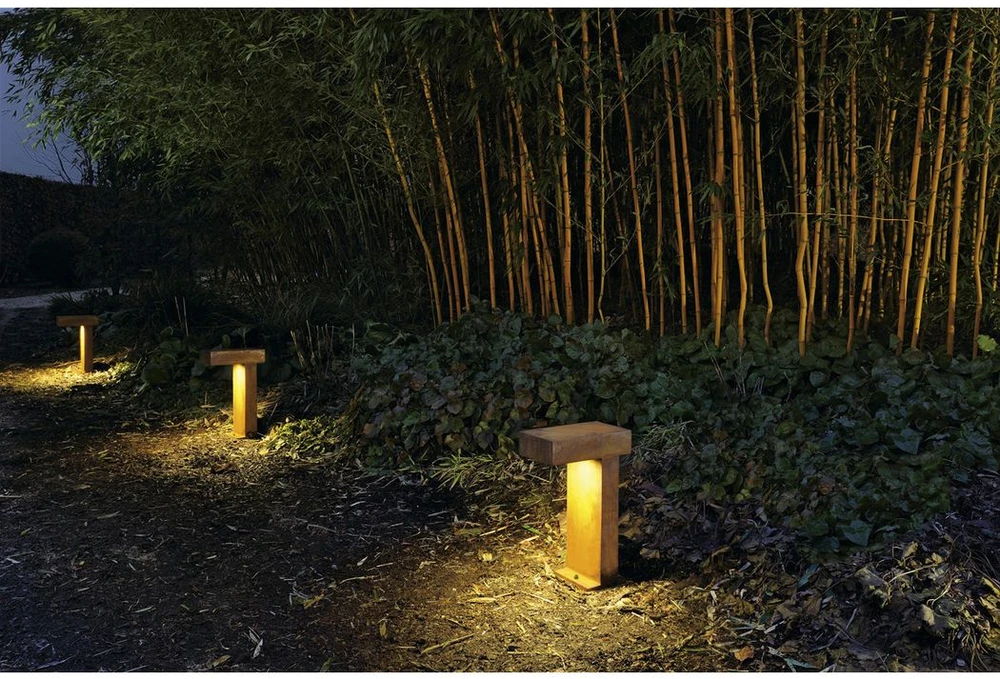 slv Pastatomas šviestuvas RUSTY PATHLIGHT, rūdžių sp., GX53