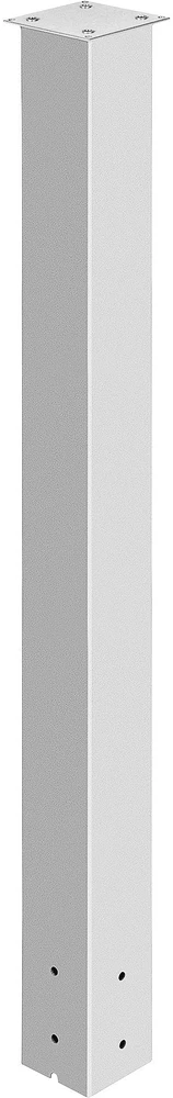 VEVOR Pašto dėžutės stovas, 109 cm, baltas, Q235 plienas, paviršinis montavimas