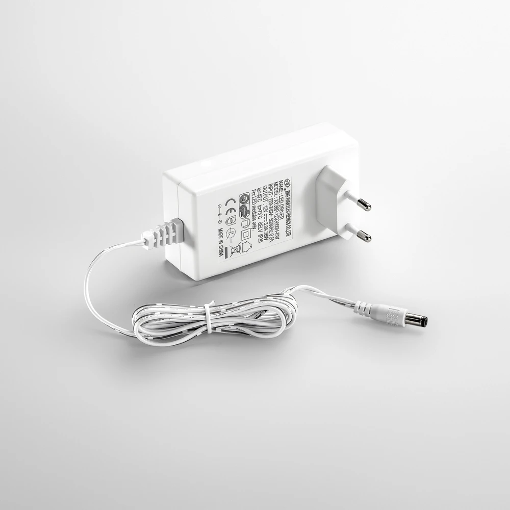 Pastovios įtampos adapteris, 36W, išėjimo įtampa 12V, srovė 3A, įėjimo įtampa 110–240V, srovė 0,6A, kabelis 150cm
