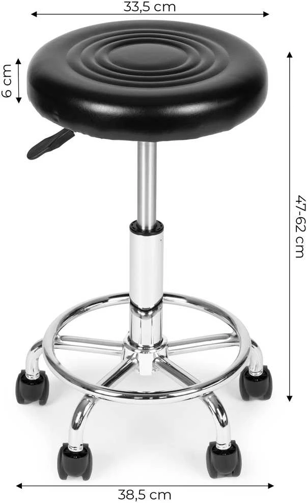 Kėdė su pasukamu mechanizmu ModernHome BC007-2-BC, 38.5x38.5 cm